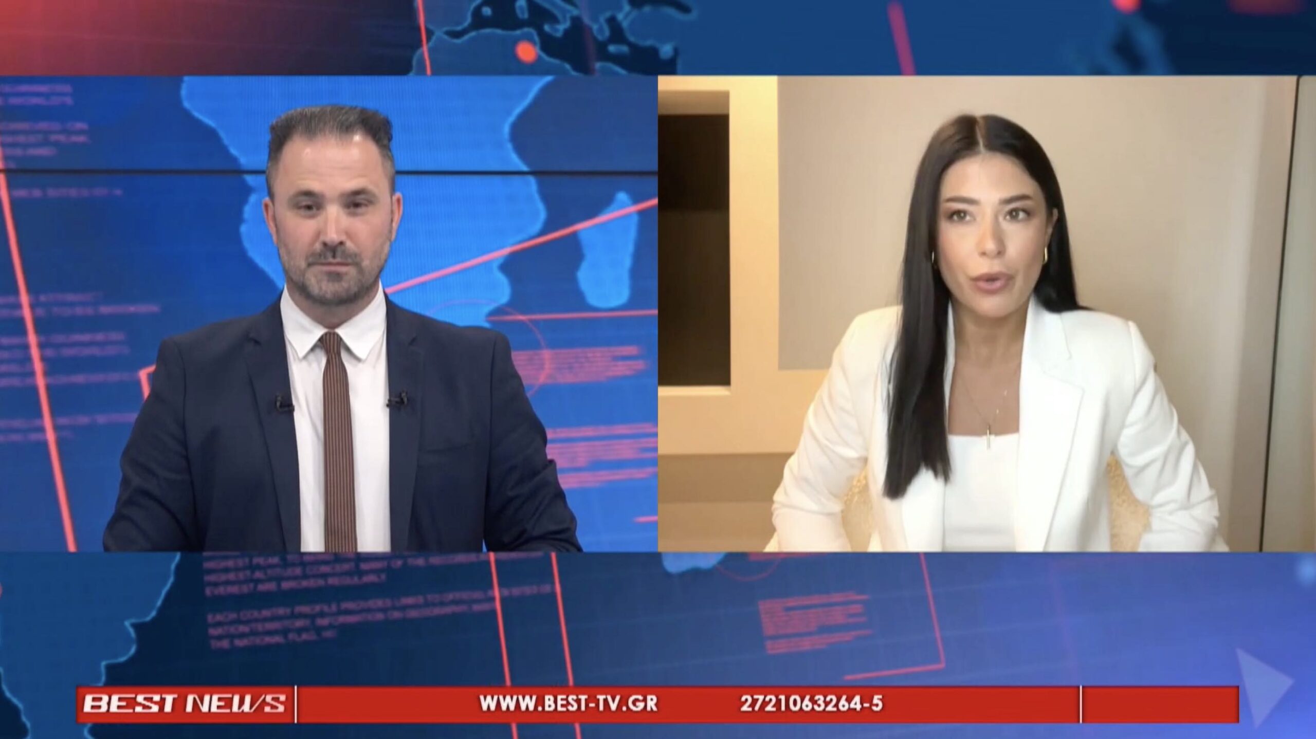 Συνέντευξη της Α.Λατινοπούλου στο Best TV με τον Θέμη Κανελλόπουλο